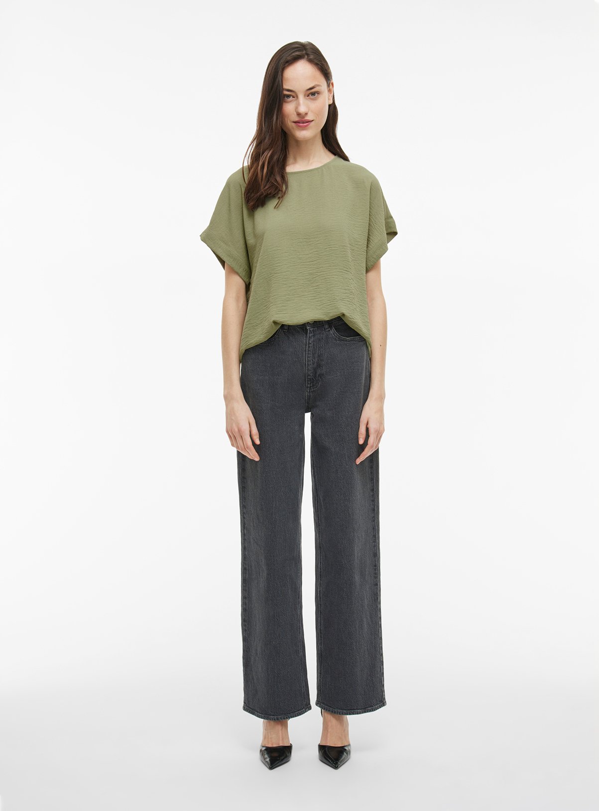 VILA Short Sleeved Co-ord Top 16 - Image 4 thumbnail